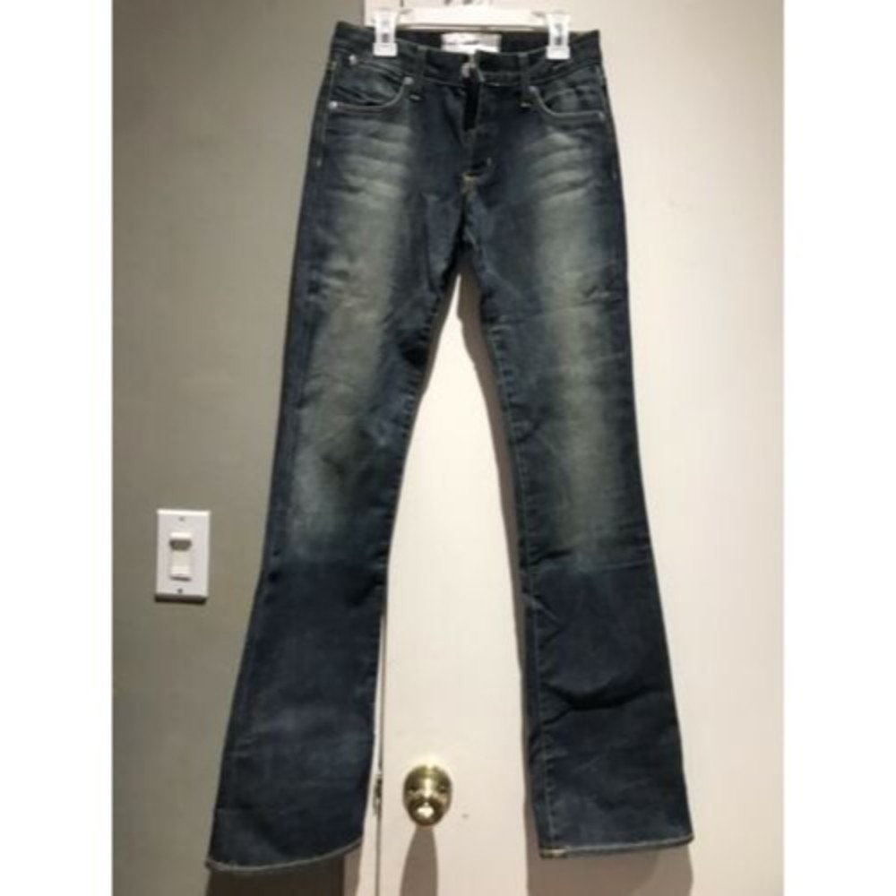 NWOT Paper Denim & Cloth mid-rise wide leg jeans 2-mod-07 acid wash size 24